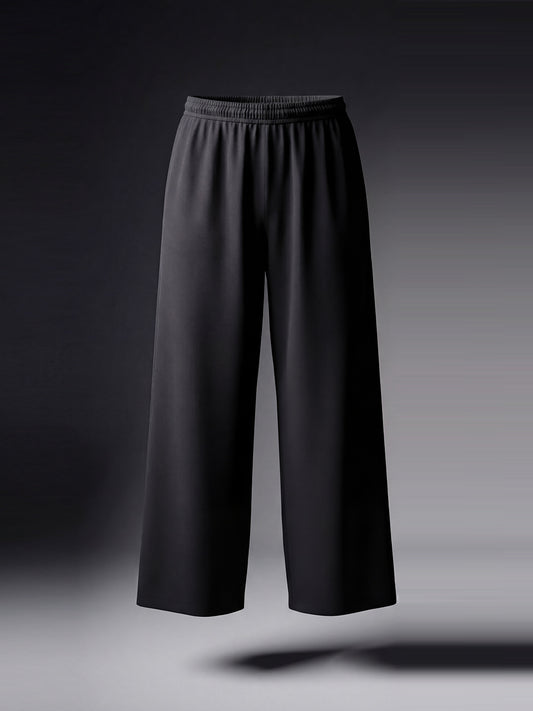 Wide Leg Trouser- Black