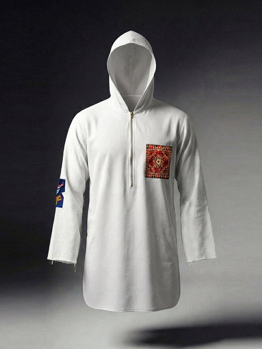 Bazaar Kohl Oversized Hooded Kurta Trouser - Number3Clothing