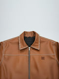 Classic Brown Leather Jacket - Number3Clothing Classic Brown Leather Jacket - Number3Clothing