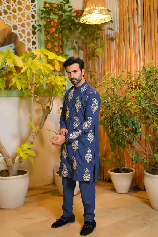 Gulkaar Kurta Trouser - Number3Clothing