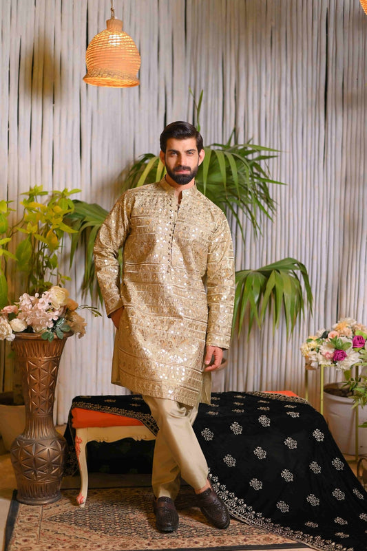 Mehr - e - Zar Kurta Trouser - Number3Clothing