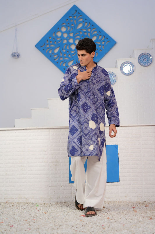 Neel Drift - Kurta - Number3Clothing