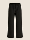 Noir Riviera Linen Trouser - Number3Clothing Noir Riviera Linen Trouser - Number3Clothing
