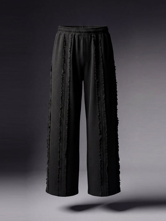 Rex Distressed Trouser - Black - Number3Clothing