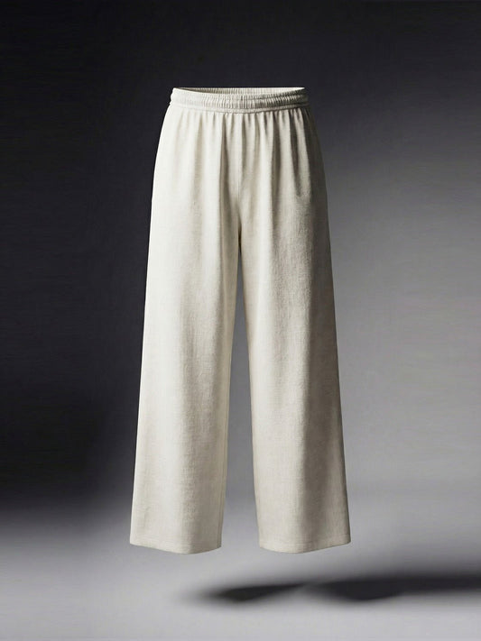 Wide Leg Trouser - White - Number3Clothing