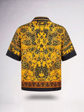 Regelia Printed Cuban Collar Shirt