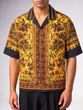 Regelia Printed Cuban Collar Shirt