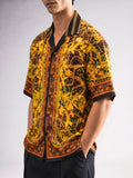 Regelia Printed Cuban Collar Shirt
