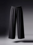 Wide Leg Trouser- Black