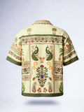Garden Affair Printed Cuban Collar Shirt