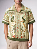 Garden Affair Printed Cuban Collar Shirt