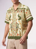 Garden Affair Printed Cuban Collar Shirt