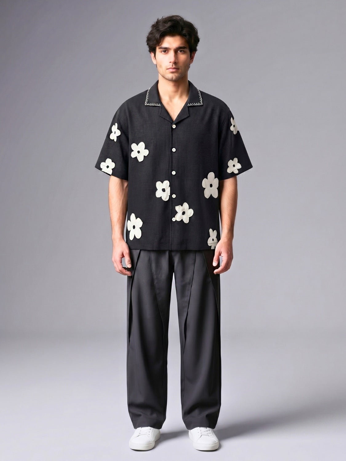 Ash Resort Patch Cuban Shirt