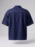 Denim Threadplay Cuban Shirt