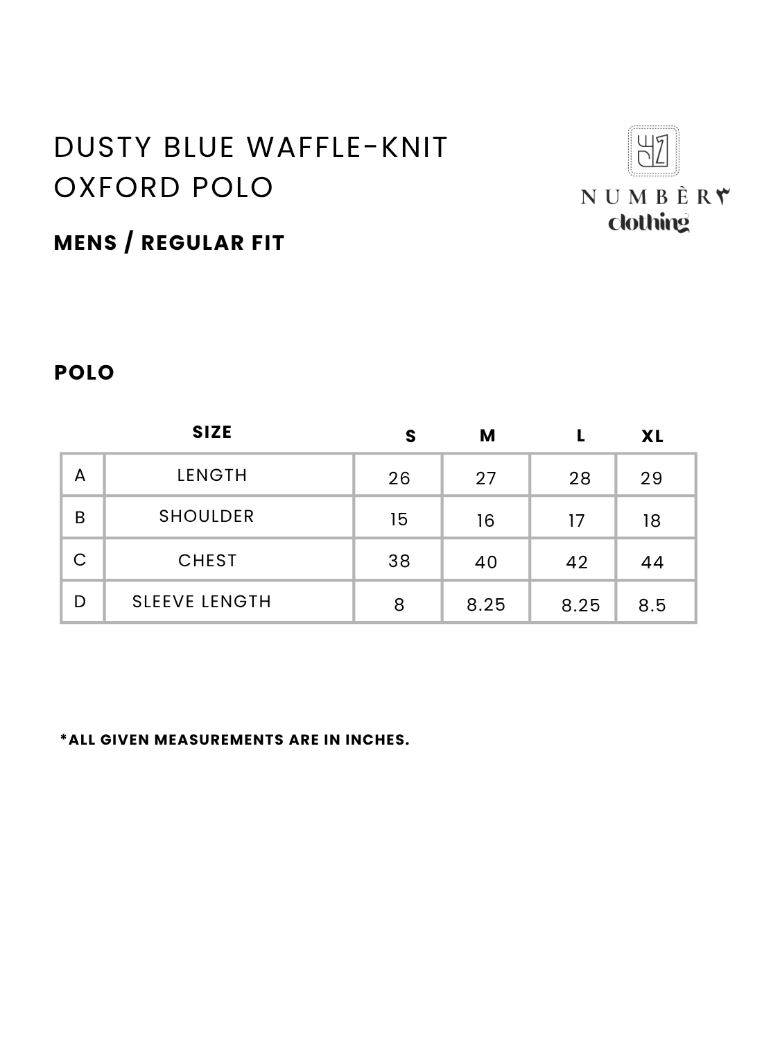 Dusty Blue Oxford Waffle Knit polo