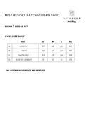 Mist Resort Patch Cuban Shirt