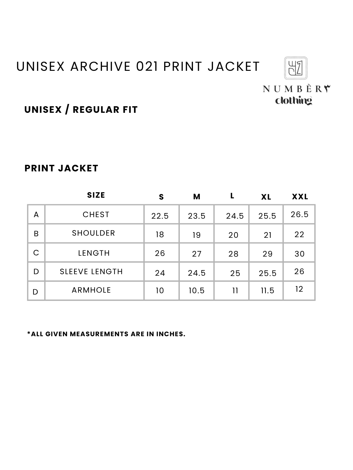 Unisex Archive 021 print jacket