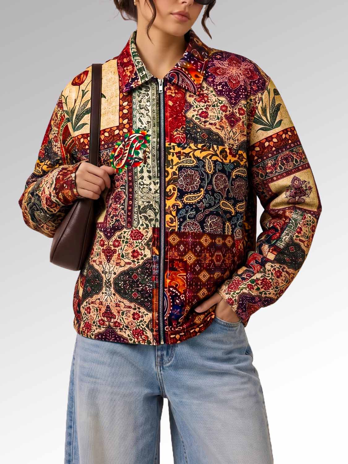 Unisex Archive 021 print jacket