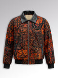 Unisex Archive 101 print Bomber jacket