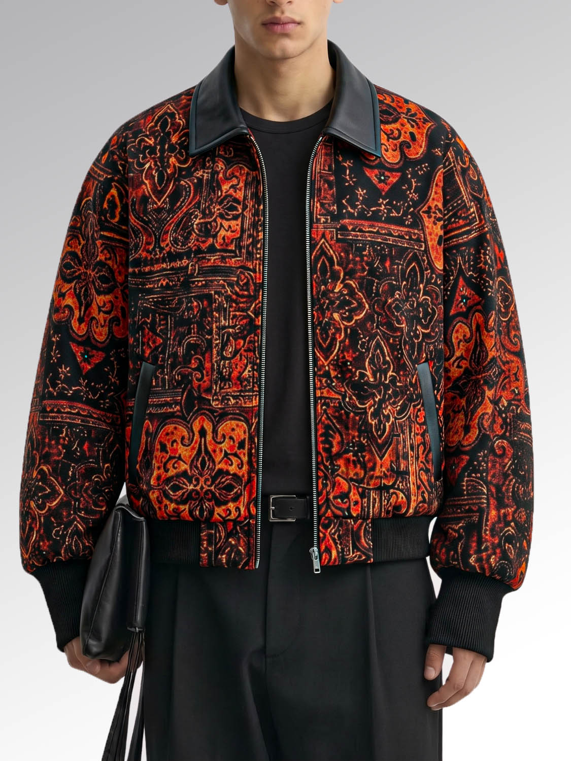 Unisex Archive 101 print Bomber jacket