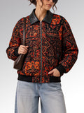 Unisex Archive 101 print Bomber jacket