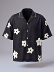 Ash Resort Patch Cuban Shirt - Number3Clothing