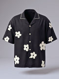 Ash Resort Patch Cuban Shirt - Number3Clothing