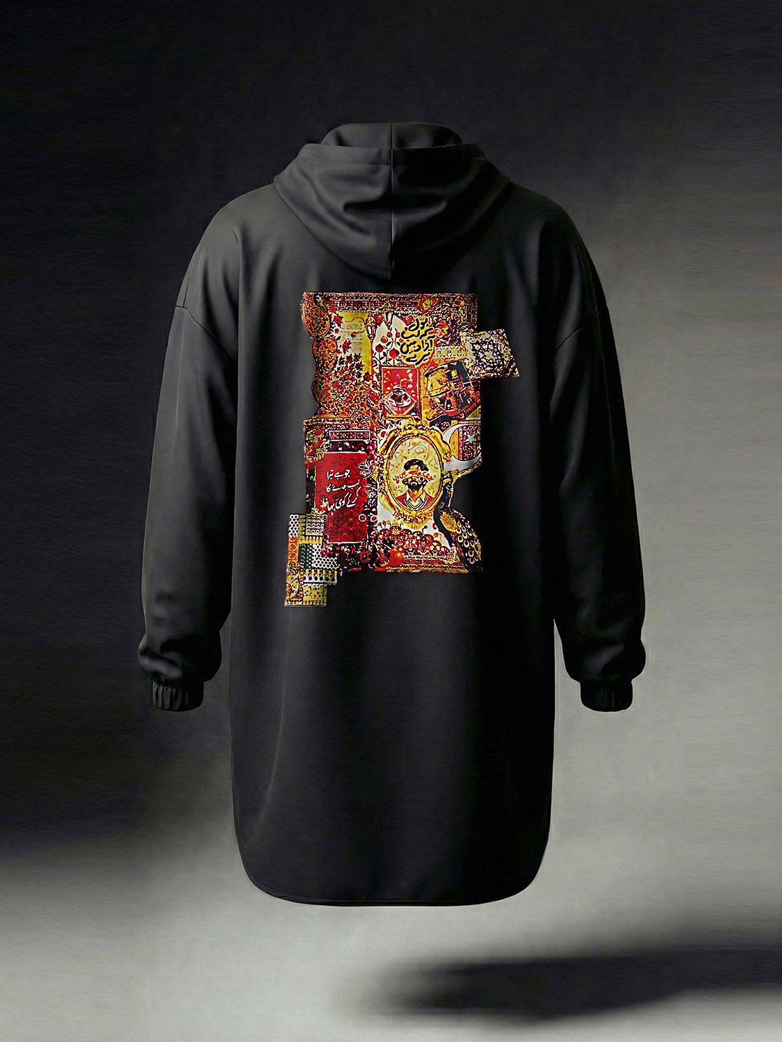 Bazaar Kohl Oversized Hooded Kurta Trouser - Number3Clothing