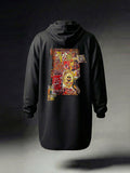 Bazaar Kohl Oversized Hooded Kurta Trouser - Number3Clothing