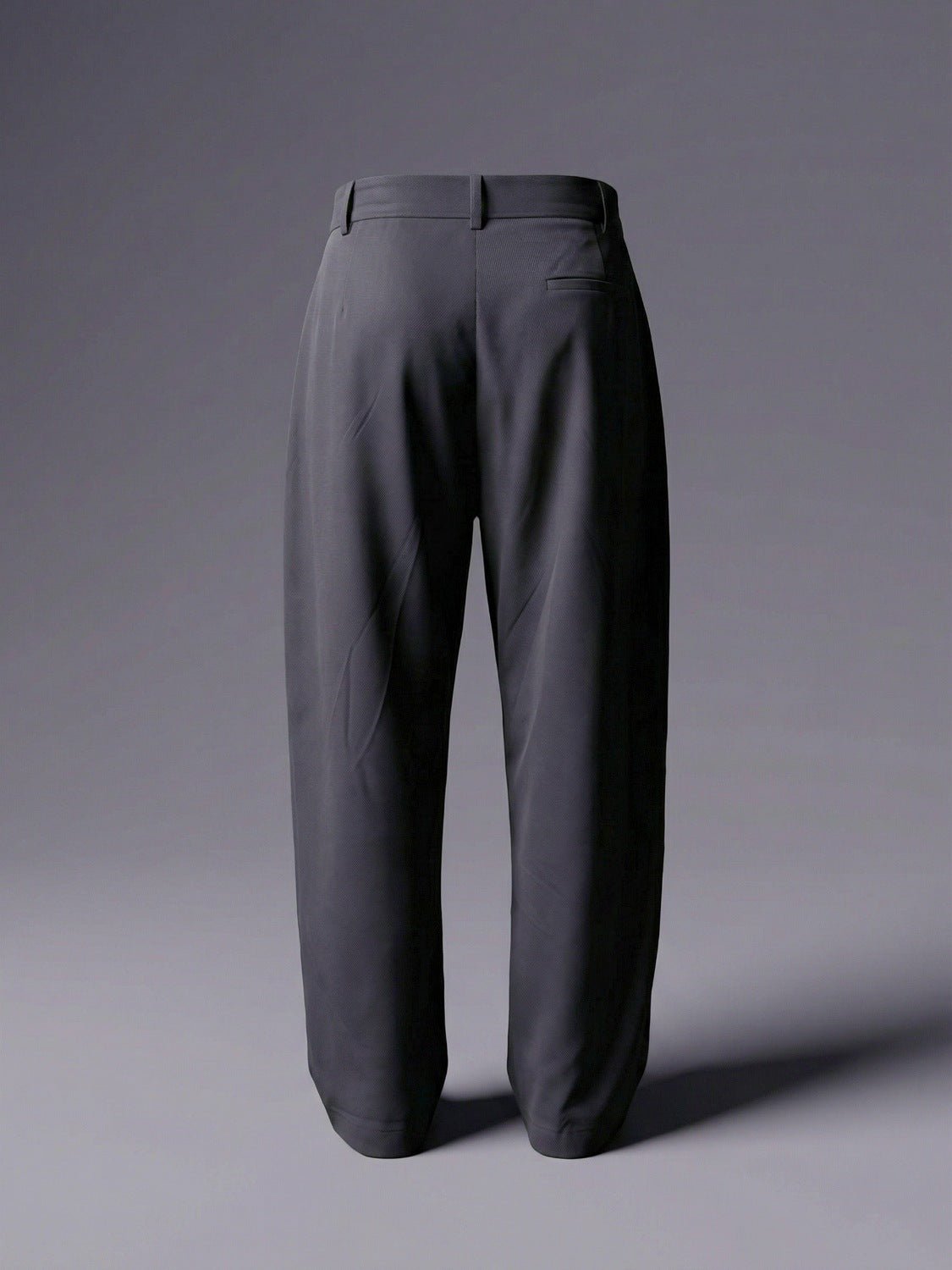 Black Pleated Wide - Leg Trouser Pant - Number3Clothing