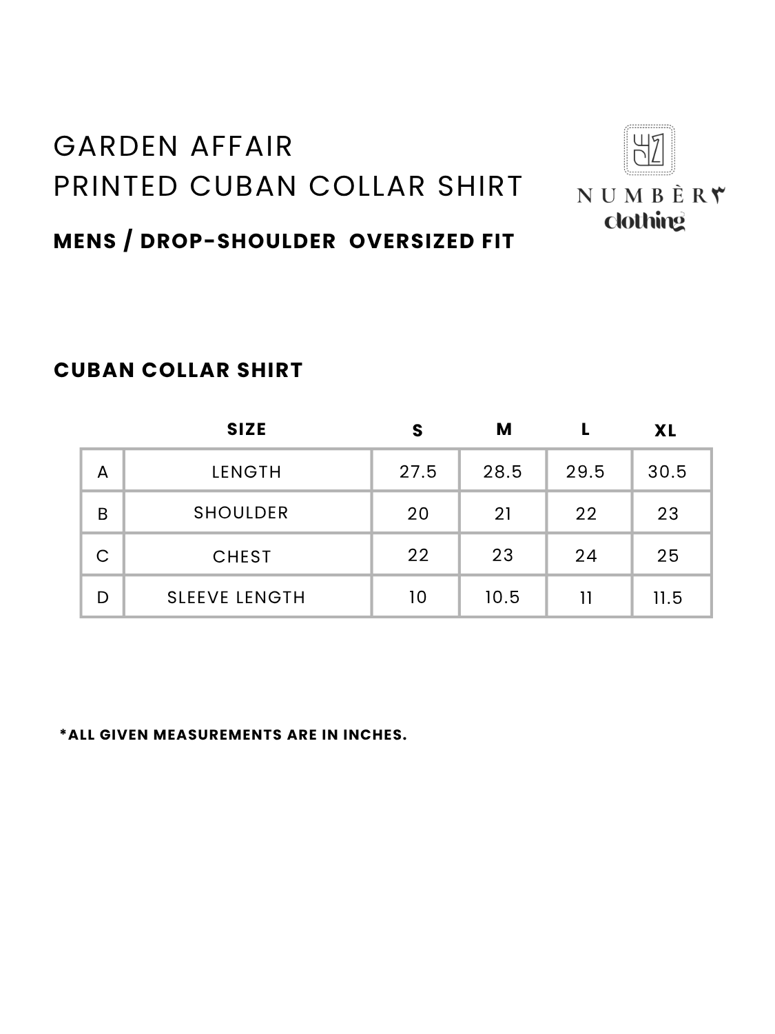Garden Affair Printed Cuban Collar Shirt