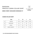Bandana Print Cuban Collar Shirt