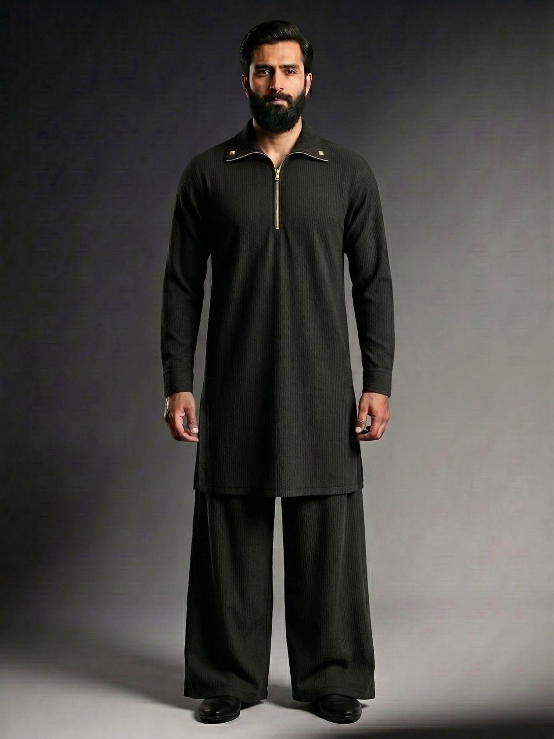 Dujané Gold Kurta Trouser - Number3Clothing