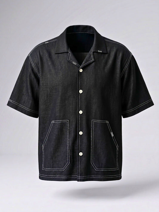 Eclipse Threadplay Cuban Shirt - Number3Clothing