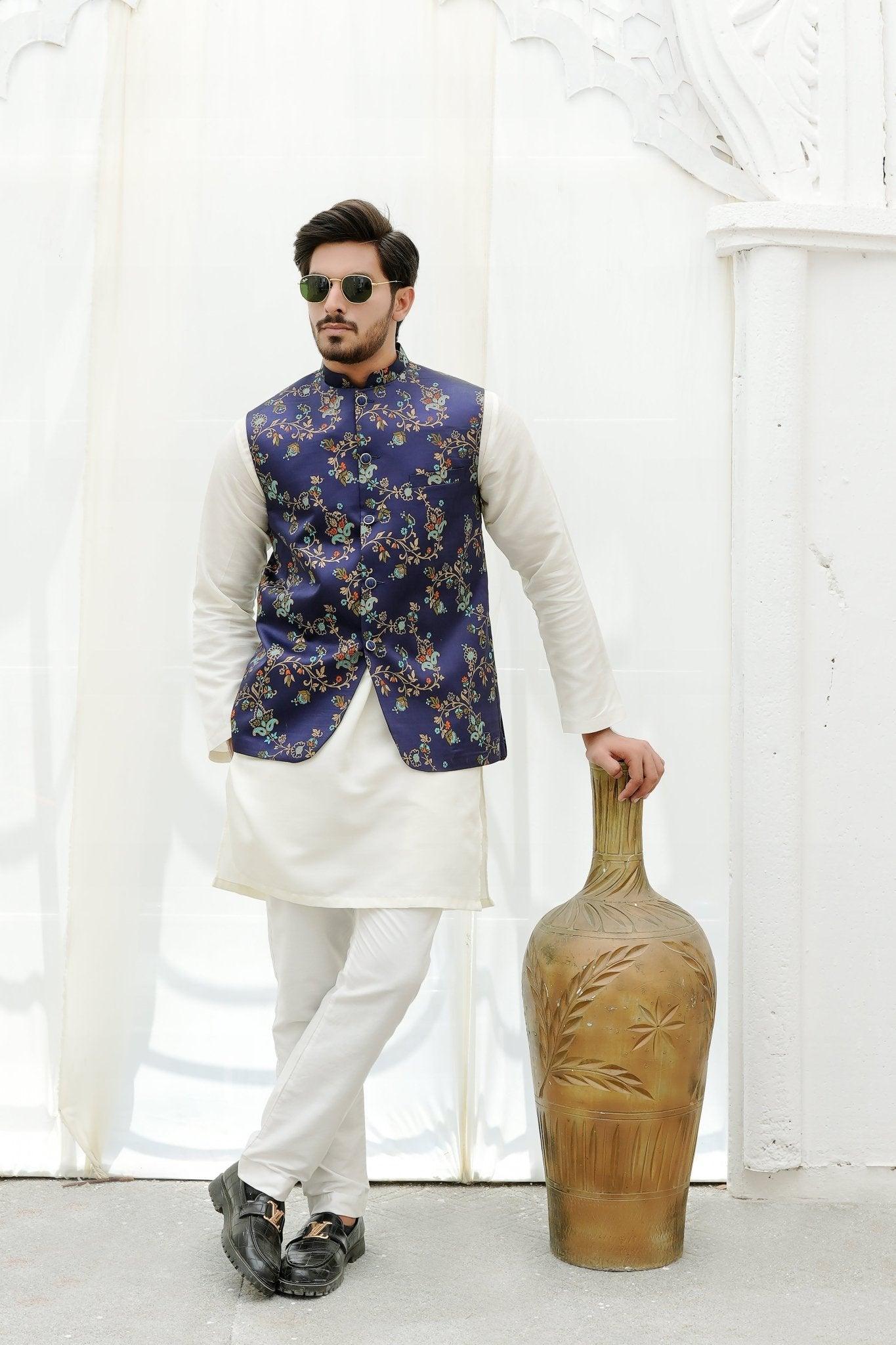 Firozi Baagh Waistcoat - Number3Clothing