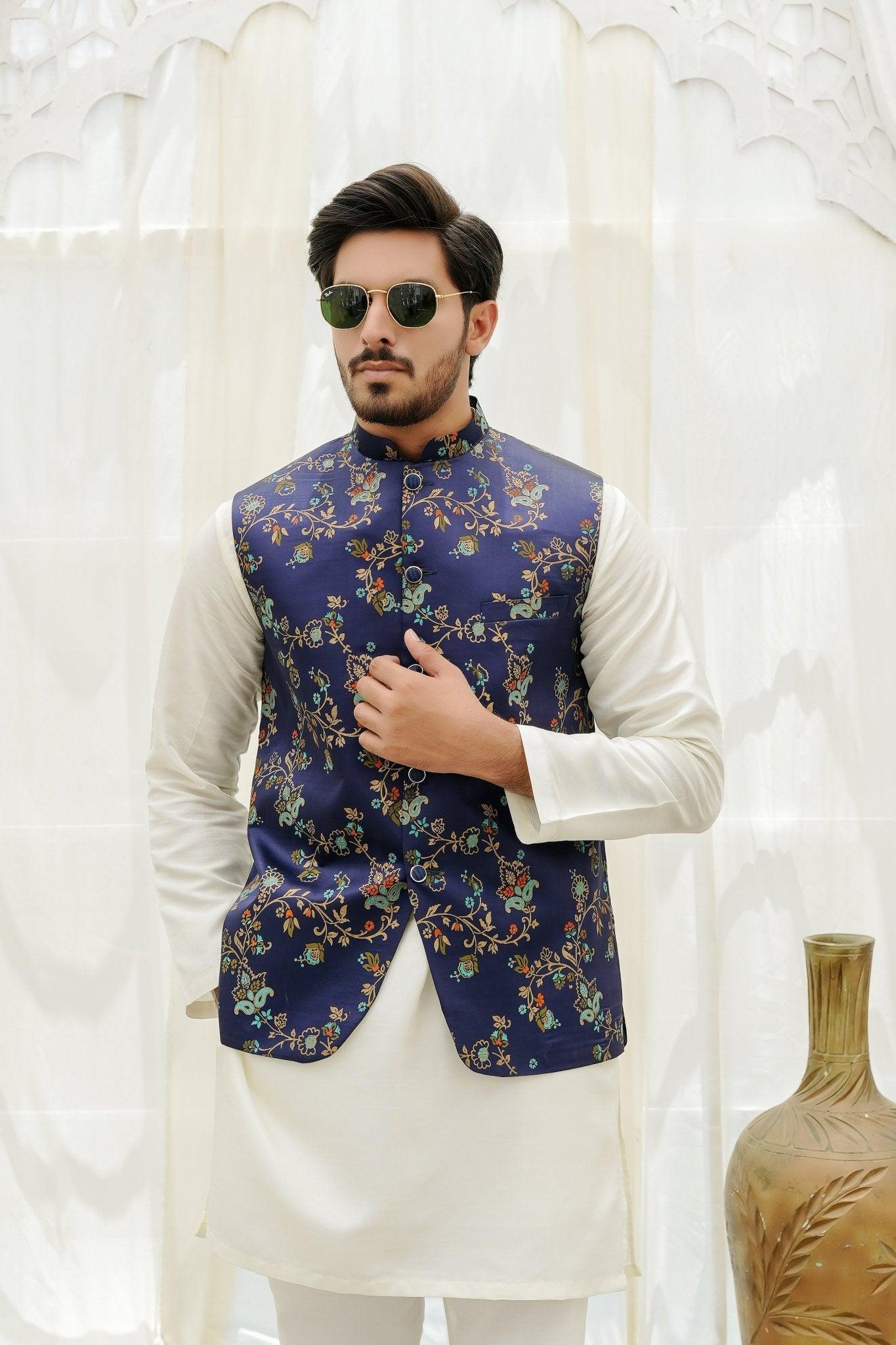 Firozi Baagh Waistcoat - Number3Clothing