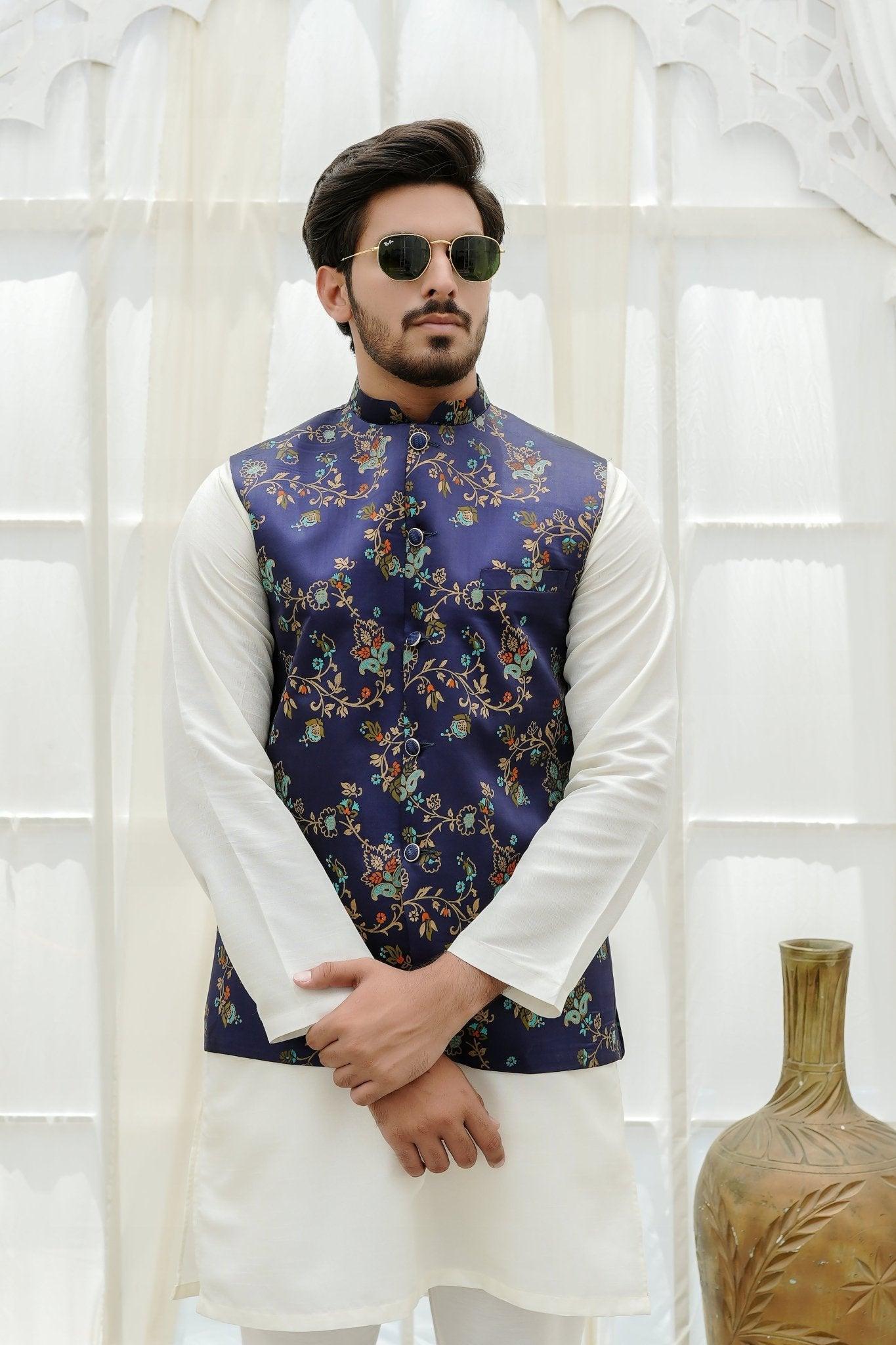Firozi Baagh Waistcoat - Number3Clothing