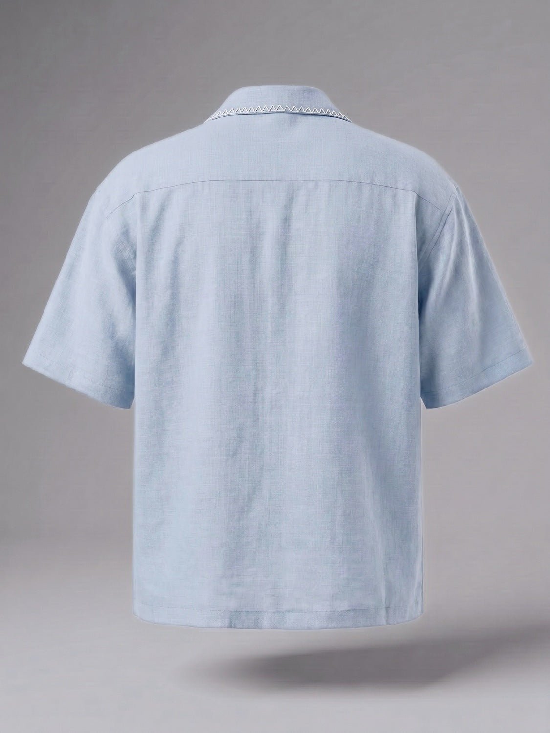 Mist Resort Patch Cuban Shirt - Number3Clothing