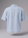 Mist Resort Patch Cuban Shirt - Number3Clothing