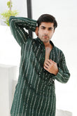 Noor - e - Akhzar Kurta - Number3Clothing