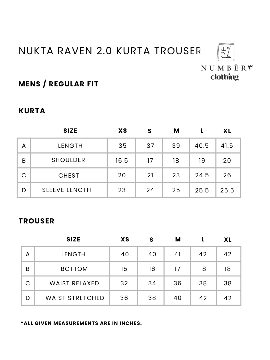 Nukta Raven 2.0 Kurta Trouser - Number3Clothing