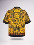 Regelia Printed Cuban Collar Shirt Back View