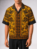 Regelia Printed Cuban Collar Shirt for Men