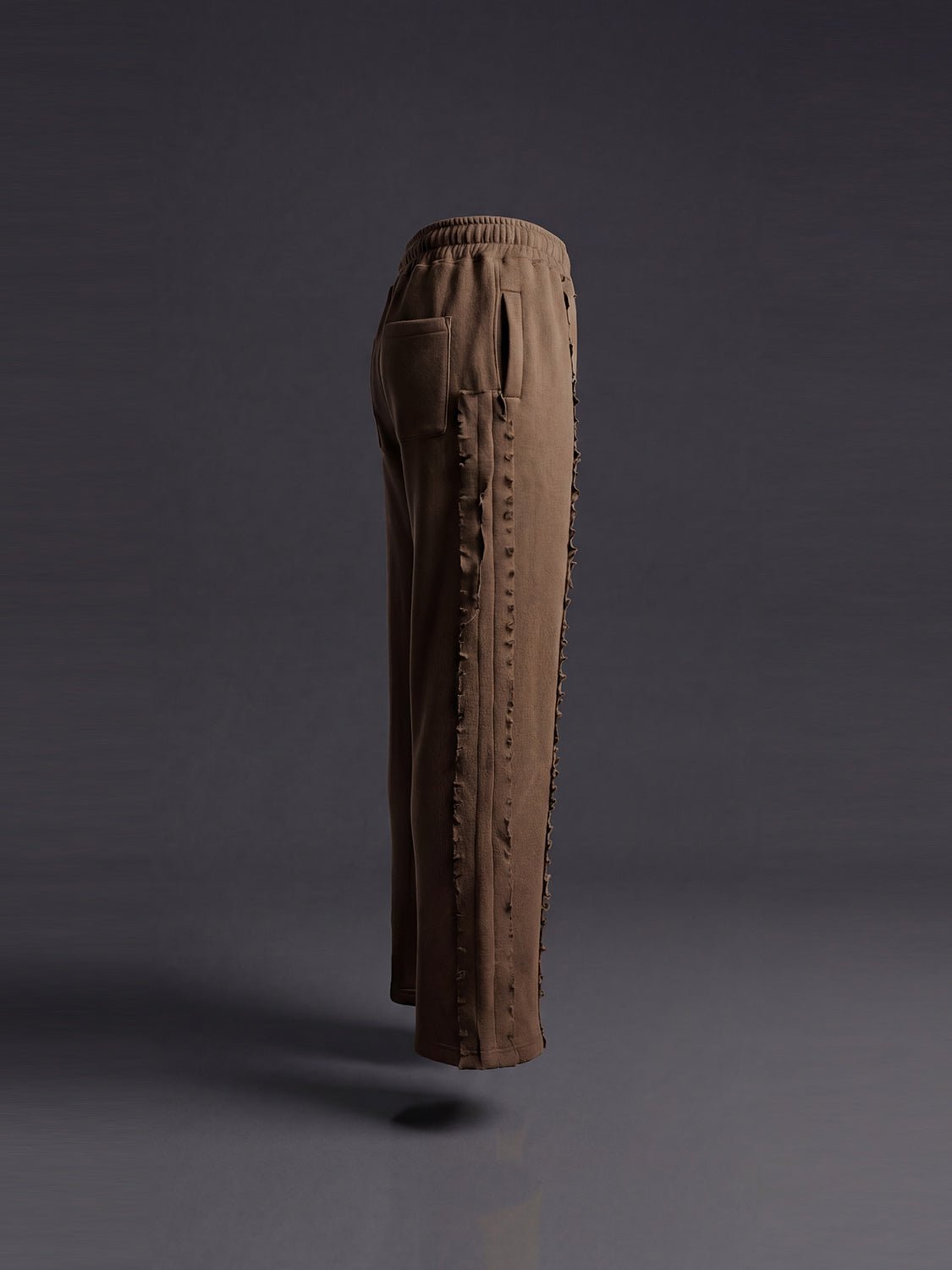 Rex Distressed Trouser - Cappuccino - Number3Clothing