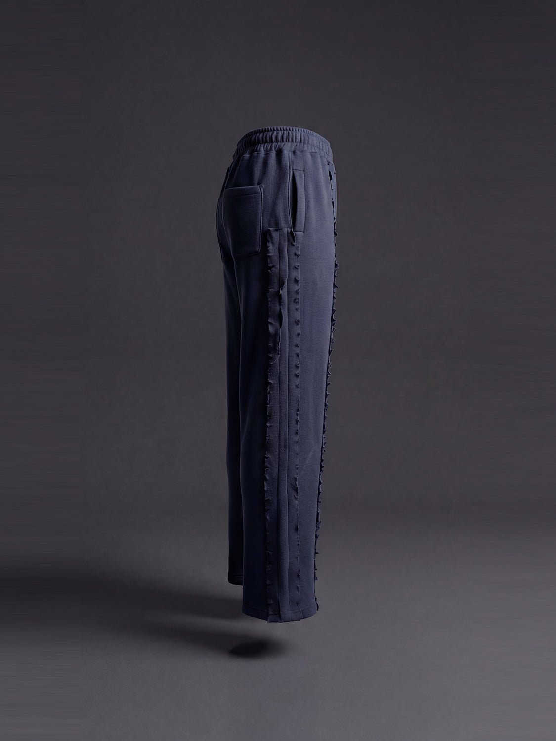 Rex Distressed Trouser - Evening Blue - Number3Clothing