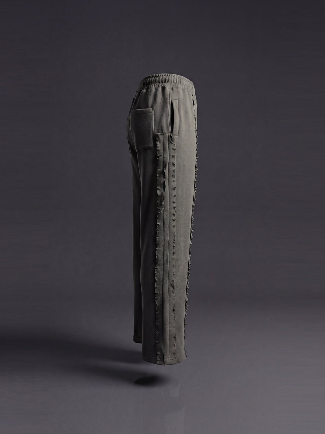 Rex Distressed Trouser - Gull Gray - Number3Clothing