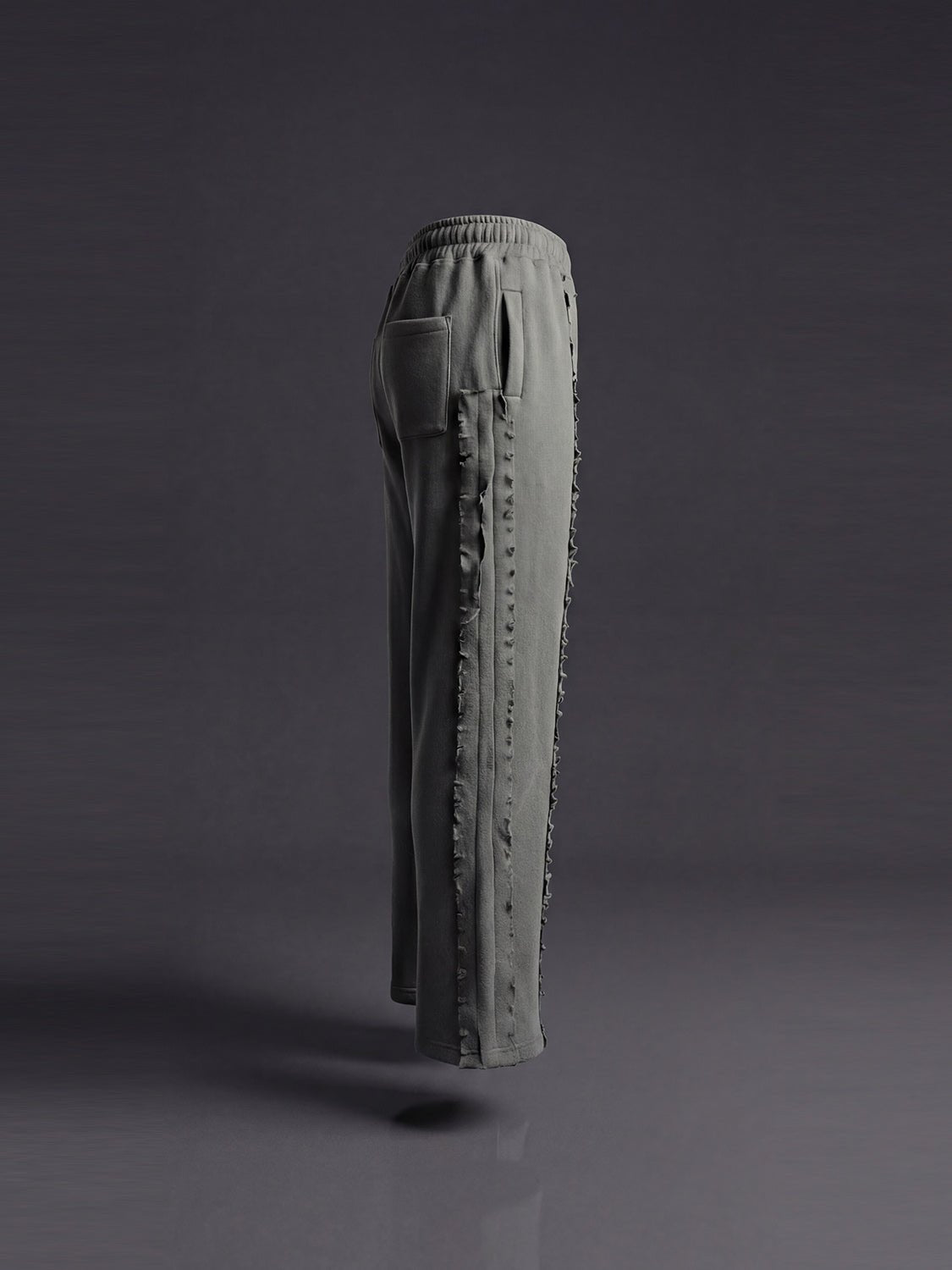 Rex Distressed Trouser - Ultimate Gray - Number3Clothing