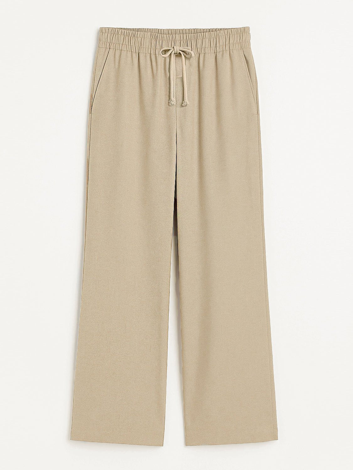 Sahara Stone Relaxed Linen Trousers - Number3Clothing
