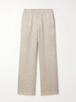 Sand Dune Textured Linen Trousers - Number3Clothing