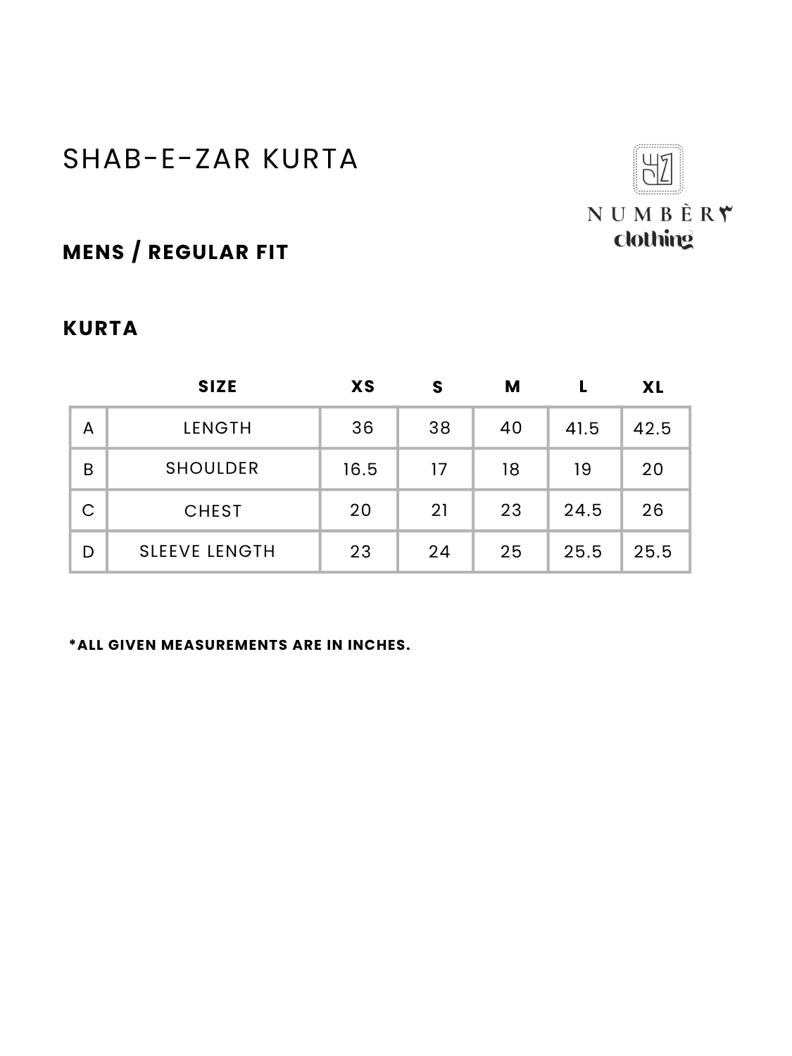Shab - E - Zar Kurta - Number3Clothing